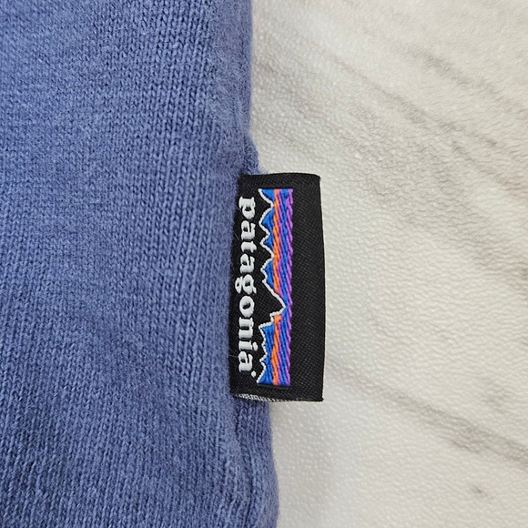 Patagonia Mens Large Cotton in Conversion Pocket Tee Midweight Blue Regular Fit - Picture 7 of 15